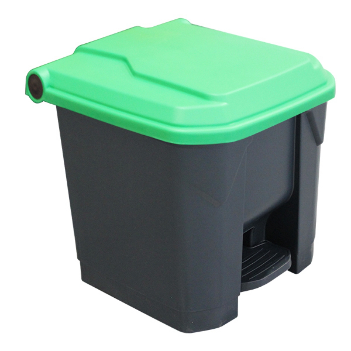 Picture of 30L PLASTIC PEDAL BIN & GREEN LID