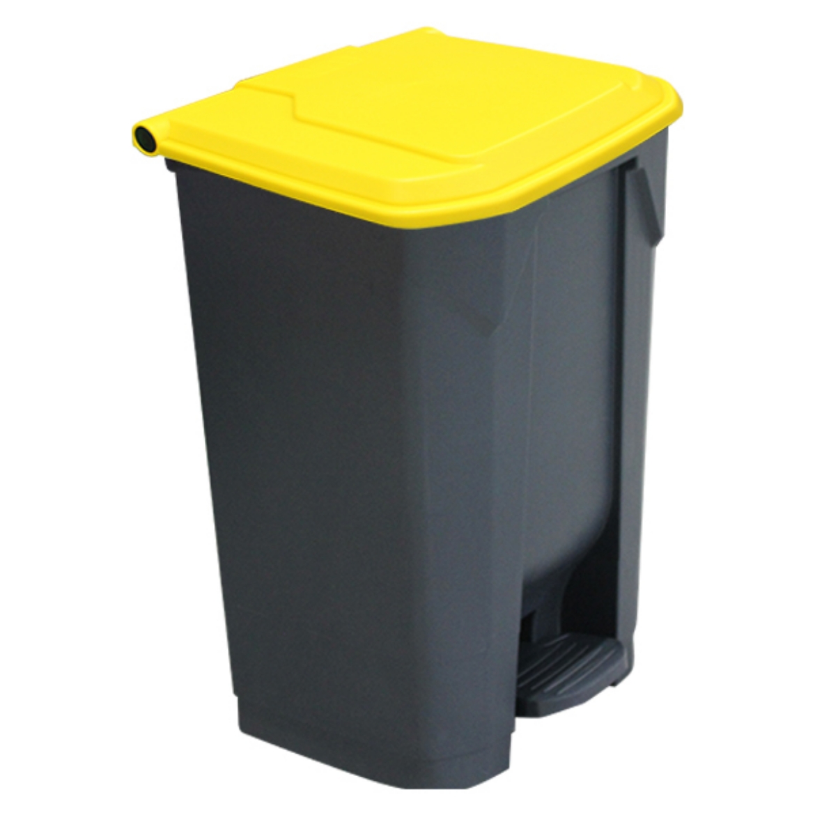 Picture of 80L PLASTIC PEDAL BIN & YELLOW LID
