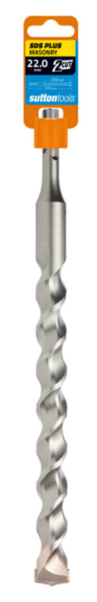 Picture of DRILL MASONRY D627 2X CUTTER SDS + 22X310 YELLOW