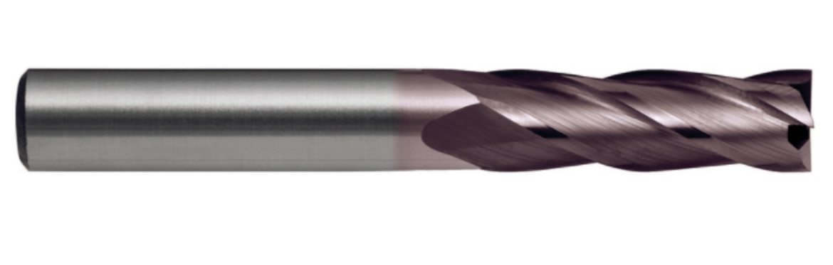 Picture of ENDMILL E340 3mm LONG 4 Flute R30 VHM AlCrN