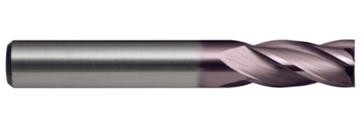 Picture of ENDMILL E604 10.0mm REG.4 Flutes R30 VHM TiAlN