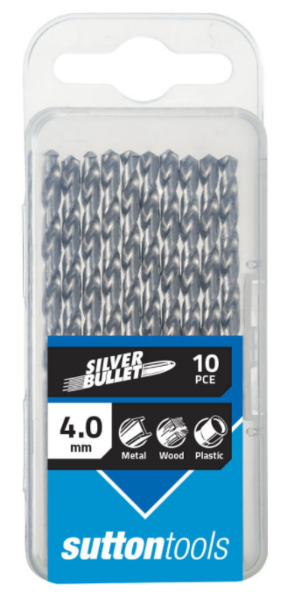 Picture of DRILL D104 4.0mm JOBBER DIN338 HSS  Pack of 10