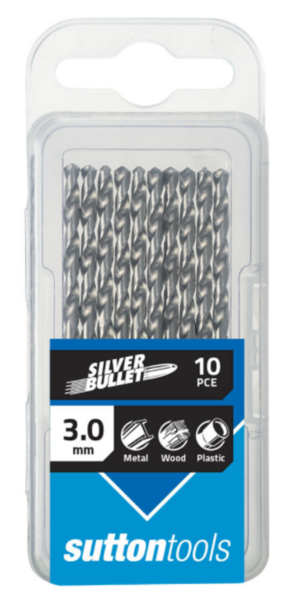 Picture of DRILL D104 3.0mm JOBBER DIN338 HSS  Pack of 10