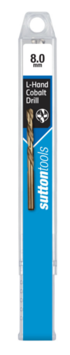 Picture of DRILL D202 8.0mm JOBBER LEFT HAND HSS-Cobalt