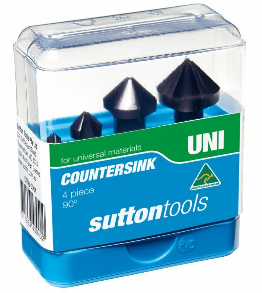 Picture of COUNTERSINK C108 SET 4Pce UNI DIN335 HSS-Co. TiAlN 90deg