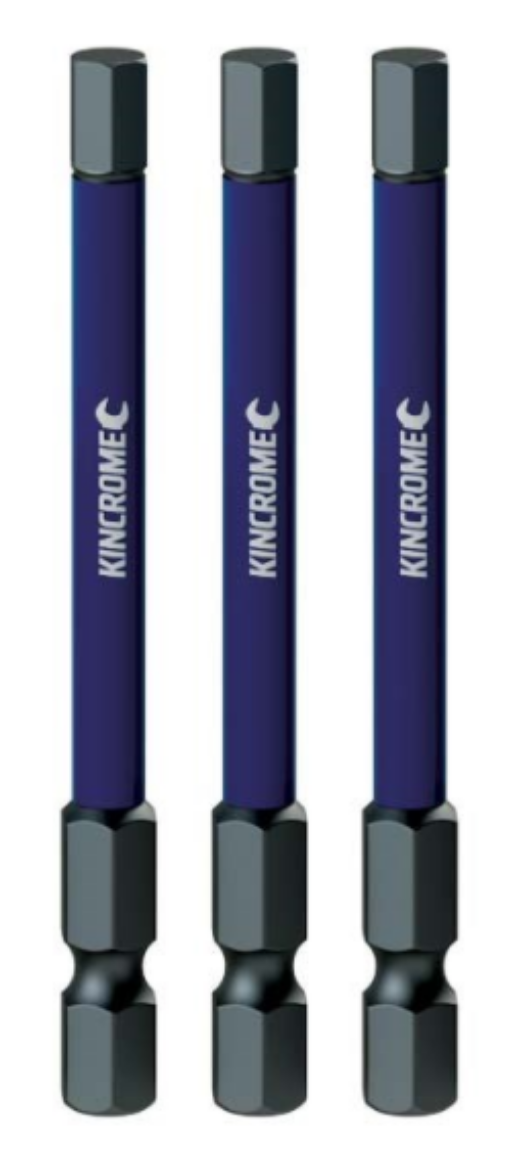 Picture of KINCROME Hex 6mm Impact Bit 75mm (3 Piece)