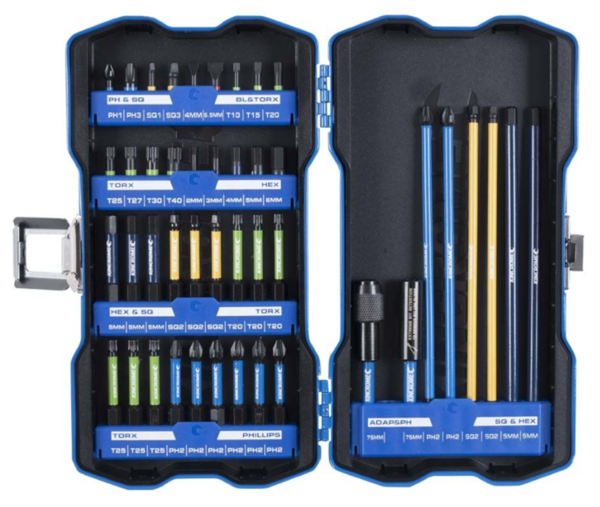 K21014 KINCROME Impact Bit Set 44 Piece The Boss Shop Queensland