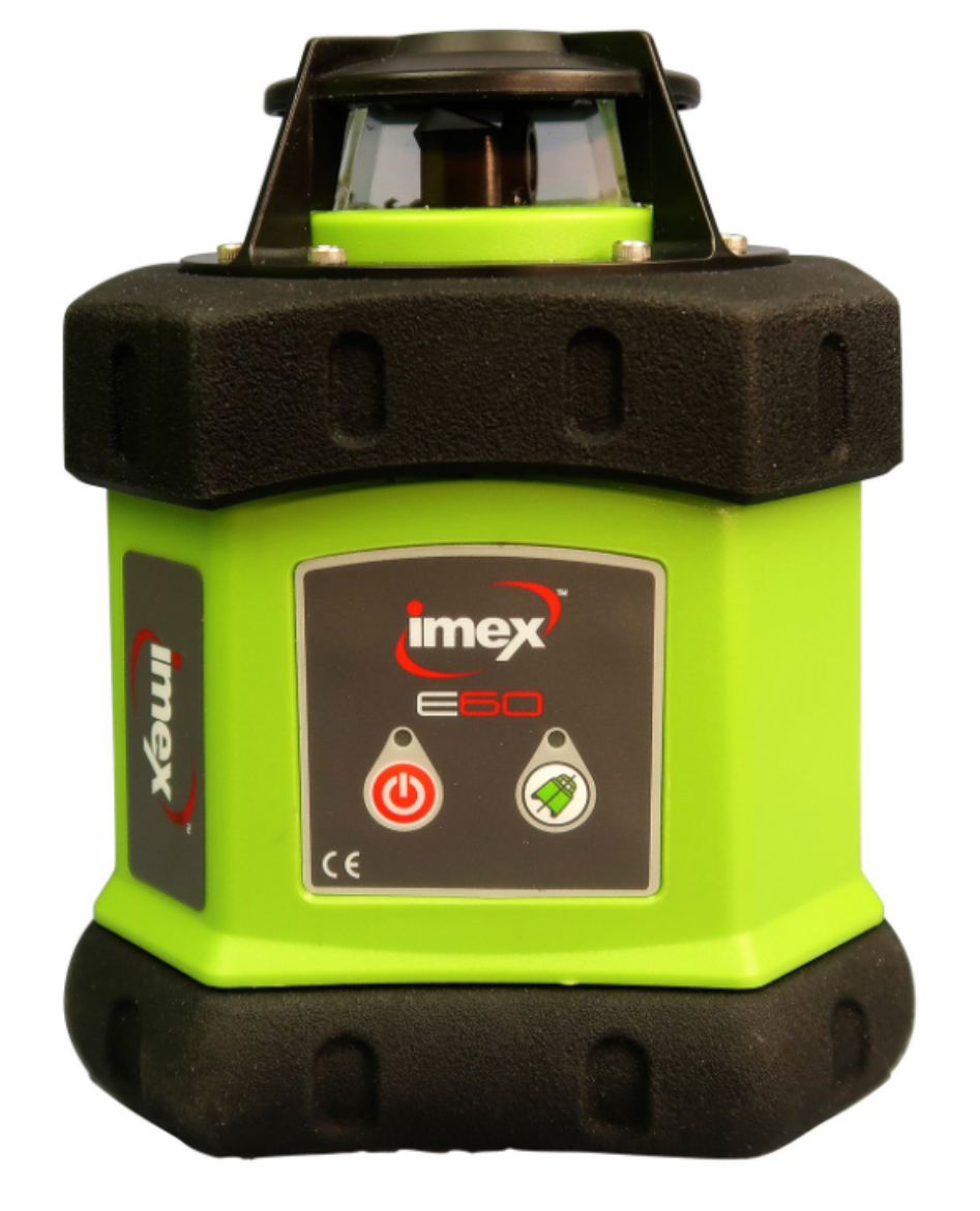 Picture of Imex E60 Rotating Laser Kit inc tripod & 2m staff Min 2 buy - LR1 Receiver
