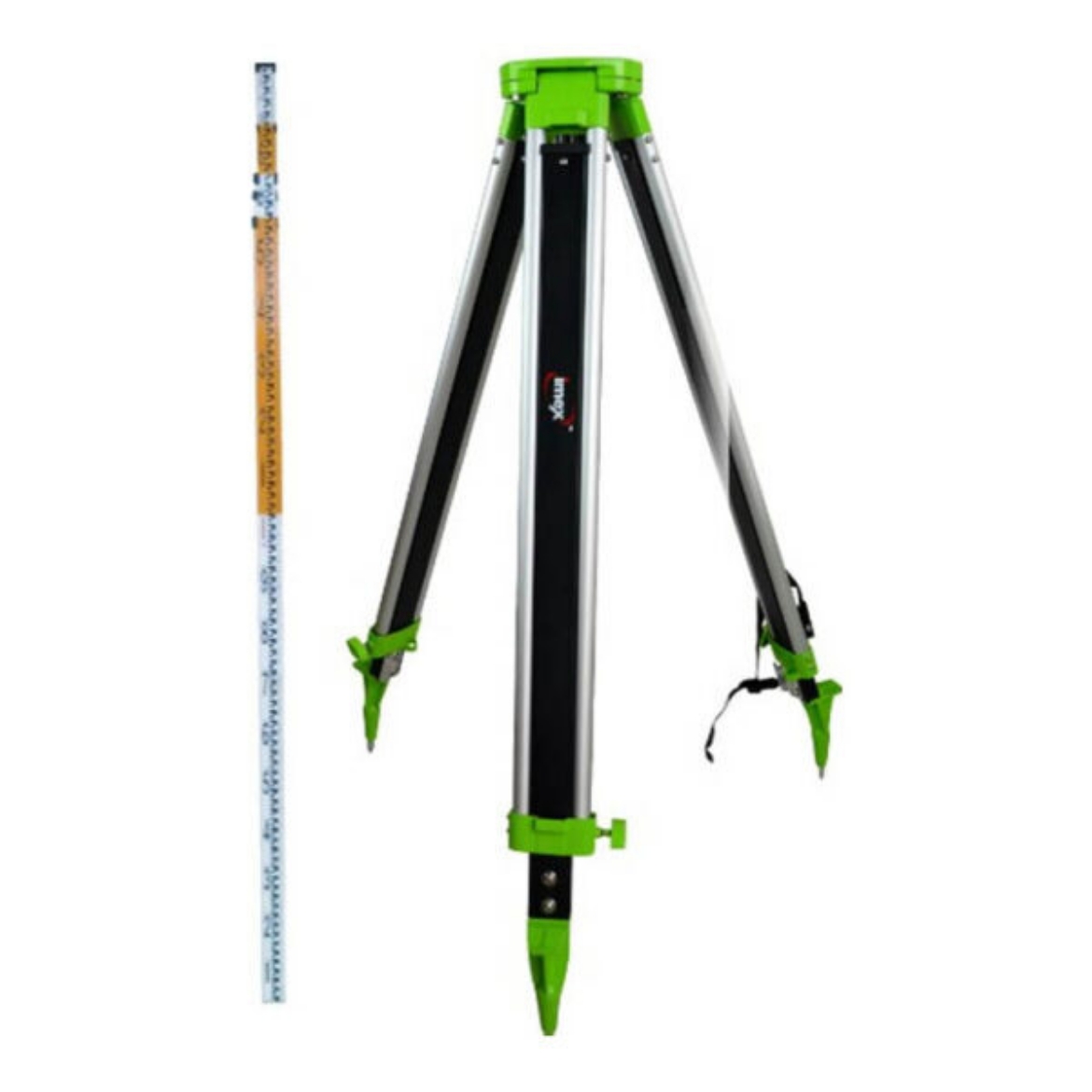 Picture of Imex Flat Top Aluminium Tripod & 5m Metric staff