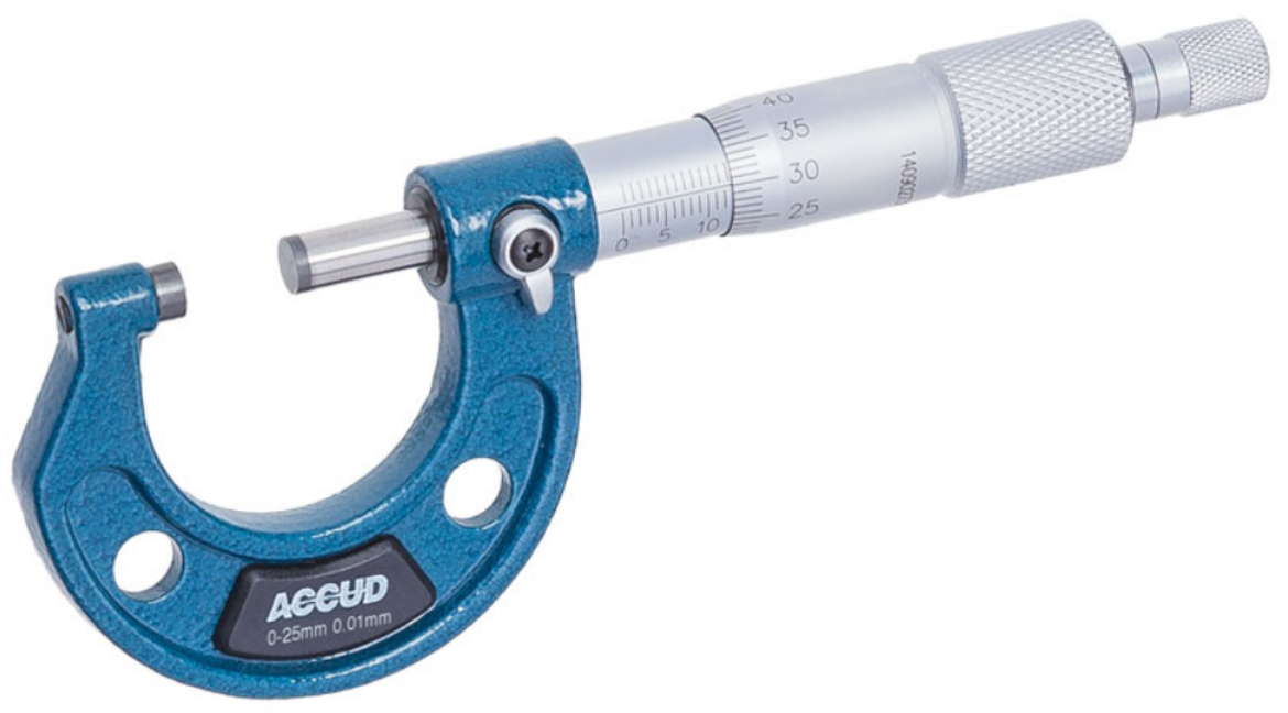 AC32100101 25mm Metric Outside Micrometer The Boss Shop Queensland