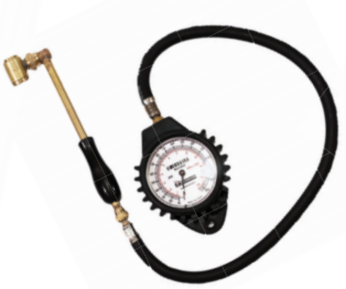 Picture of TYRE PRESSURE GAUGE EM/TRUCK 10-170PSI 1930 SWIVEL HEAD