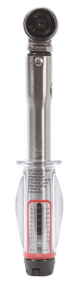 Picture of Torque Wrench 3/8"Dr Plastic Knob, Adj.Ratchet (Dual Scale) - 4-20Nm / 4-180 Ft.lb - NORBAR SLIMLINE SL0