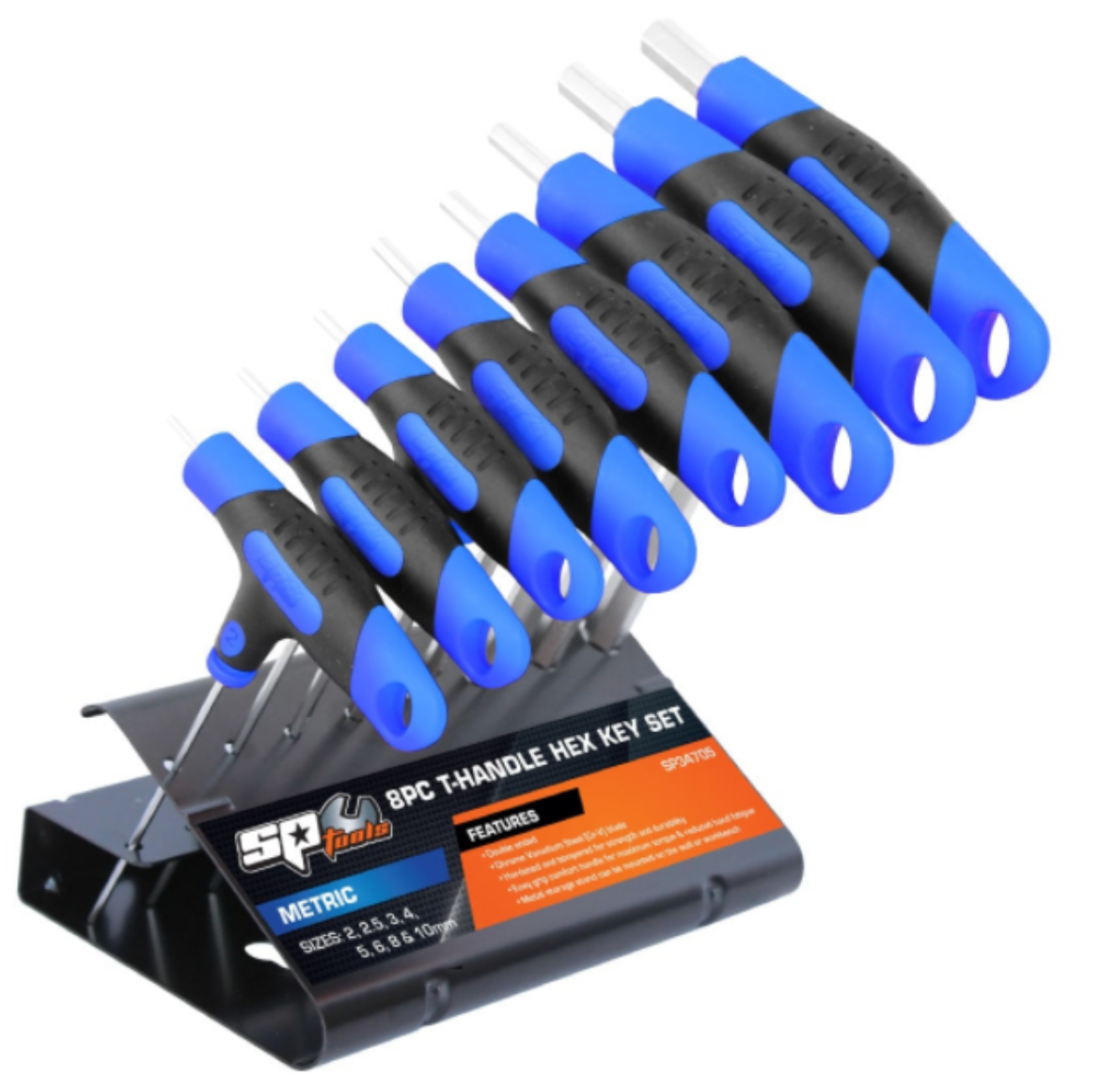 Picture of HEX KEY T-HANDLE 8PC METRIC SET