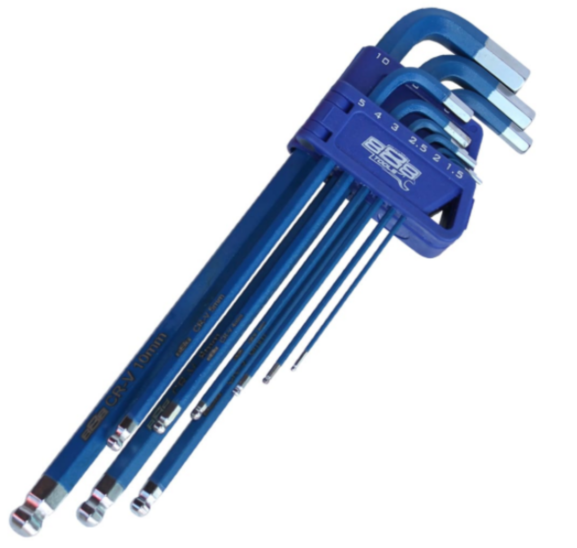 Picture of KEY SET 9PC METRIC BALL DRIVE HEX (BLUE) - Long Series