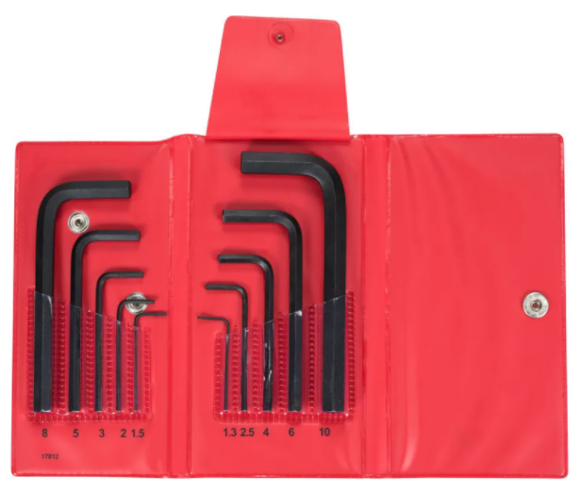 Picture of HEX KEY SET L-WRENCH 10PC METRIC SHORT