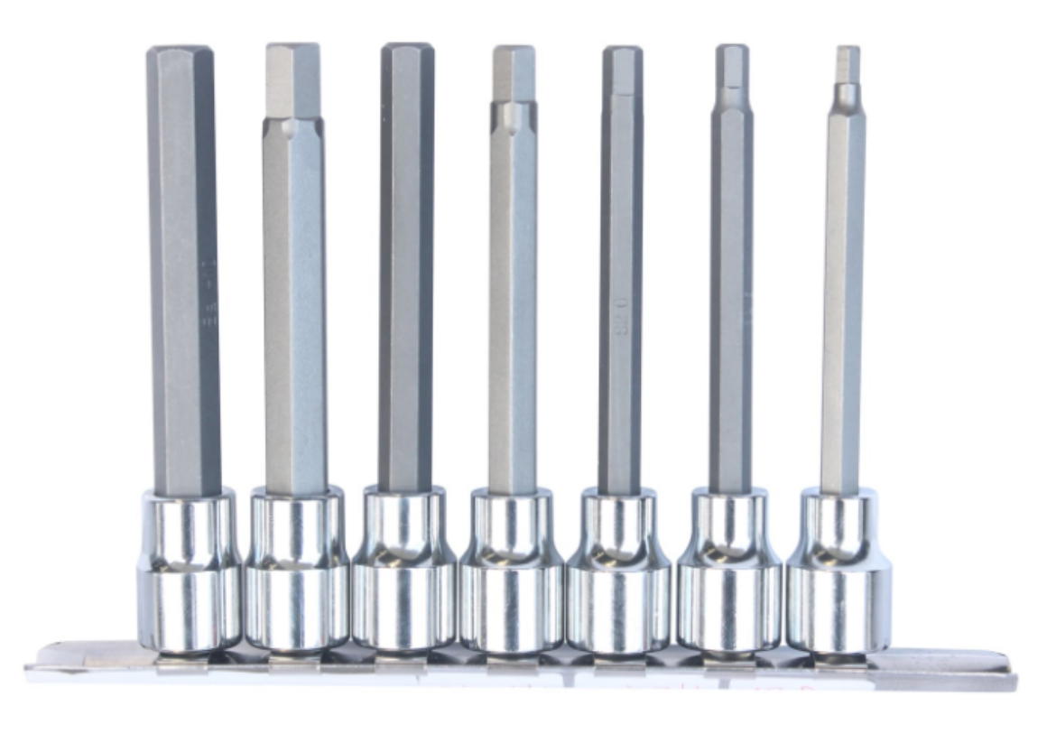 Picture of DEEP INHEX SOCKET RAIL SET 3/8" DR 100MM  - 7PC