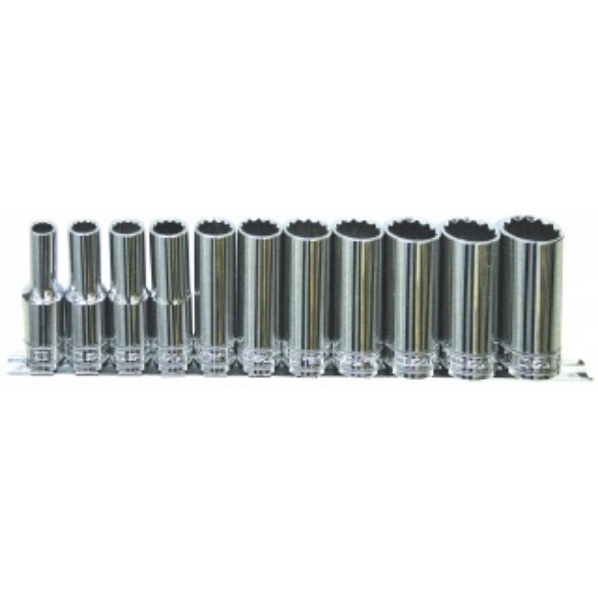 Picture of SOCKET RAIL 1/2DR DEEP 12PT 11PC SAE