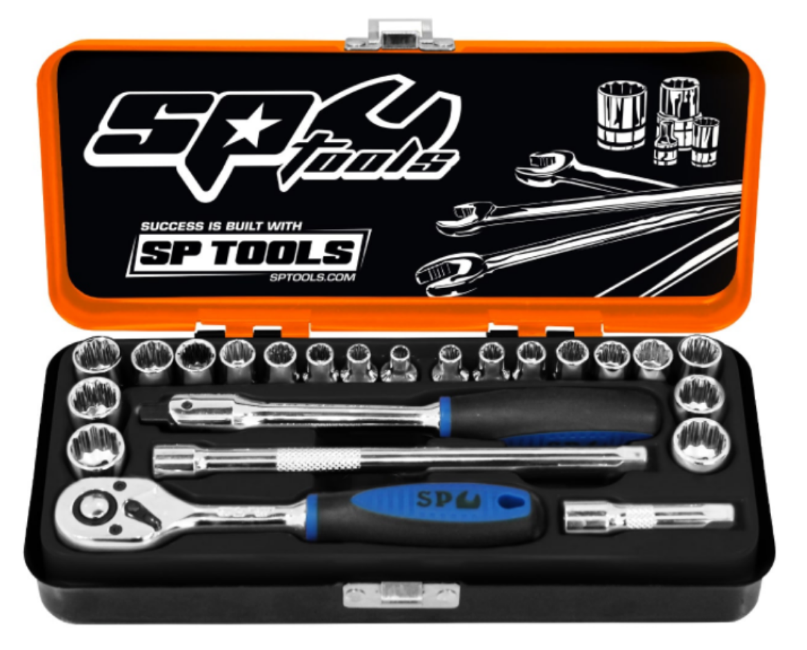 Picture of SOCKET SET 1/4" DR 12PT 23PC METRIC/SAE