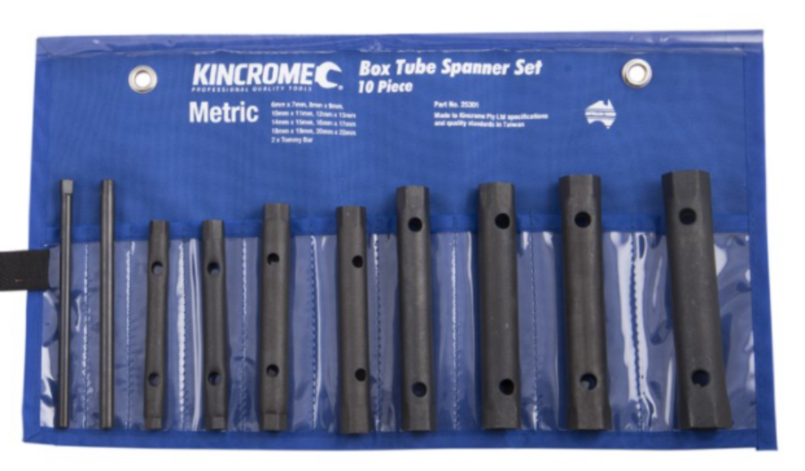 Picture of Kincrome Tube Spanner Set 10 Piece Metric