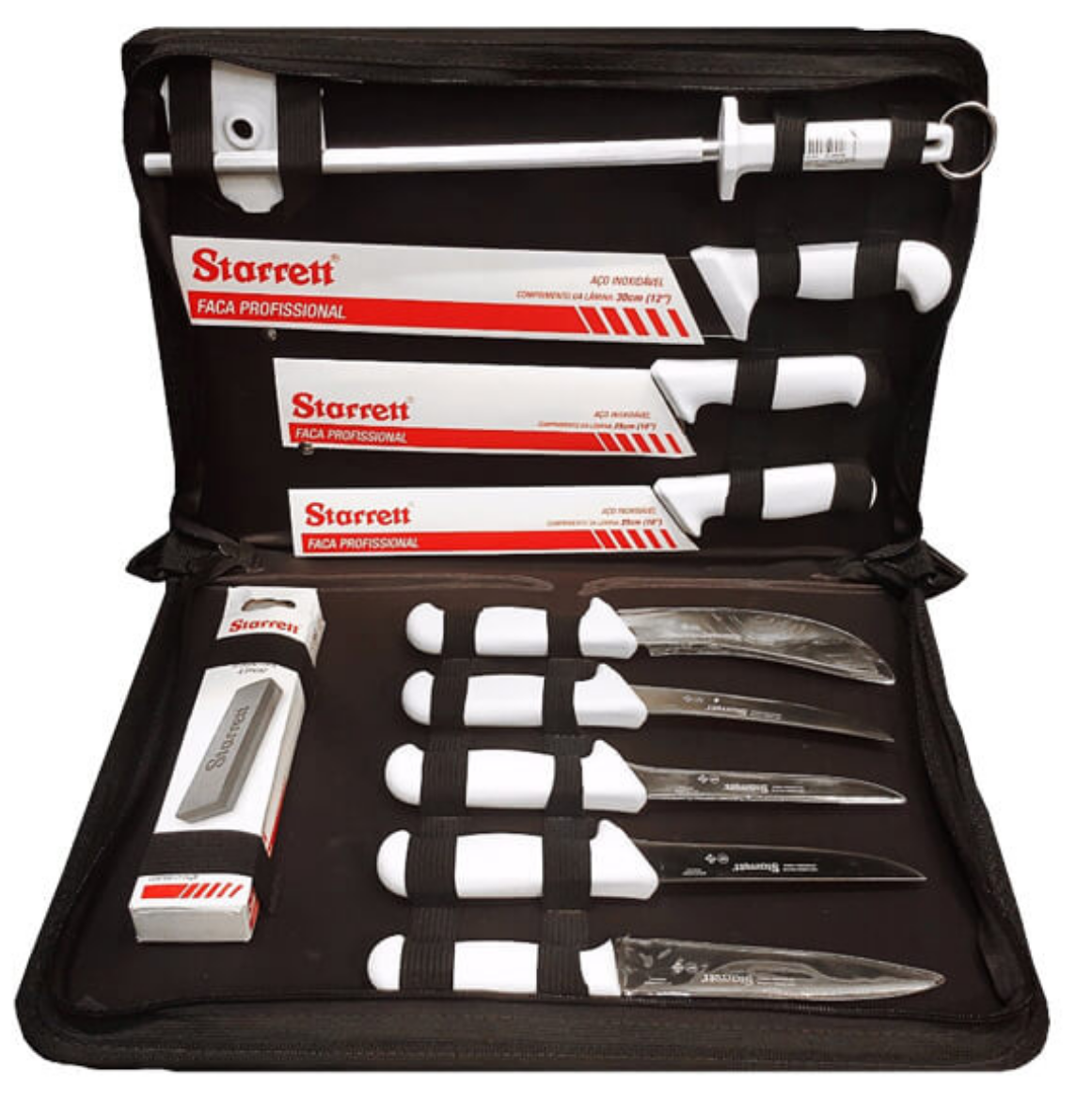 BKK11W STARRETT Professional Butchers Knife 11 Piece Set The Boss
