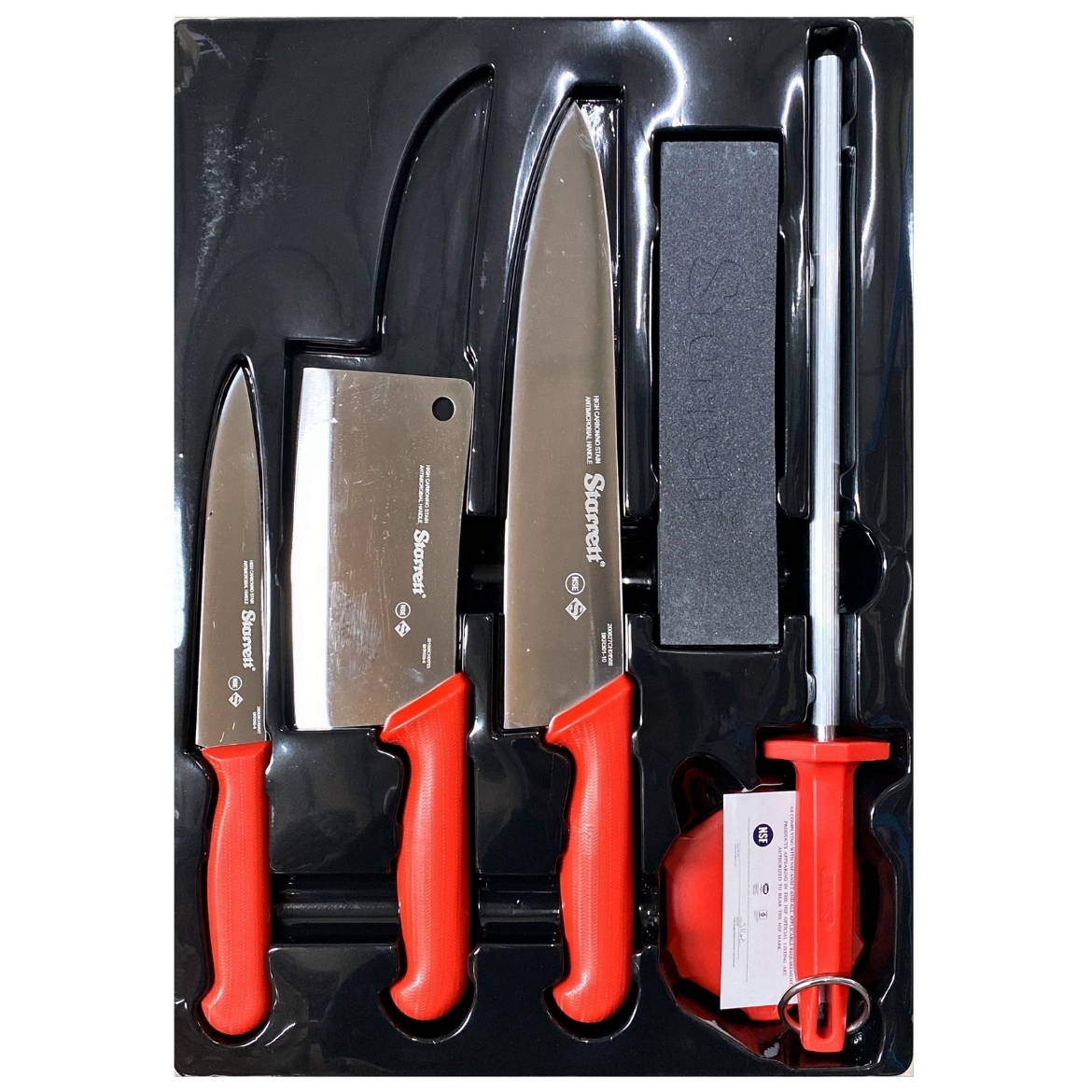Picture of Starrett 6 Piece Knife Set Chefs Set