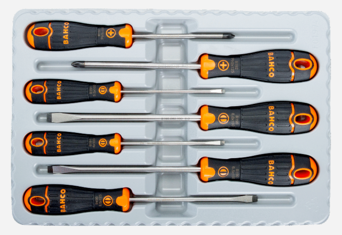 Picture of BAHCO 7 PIECE SCREWDRIVER SET