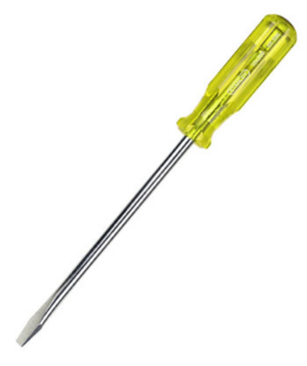 Picture of Screwdriver Acetate Handle Thru-Tang Slotted 10 X 300mm