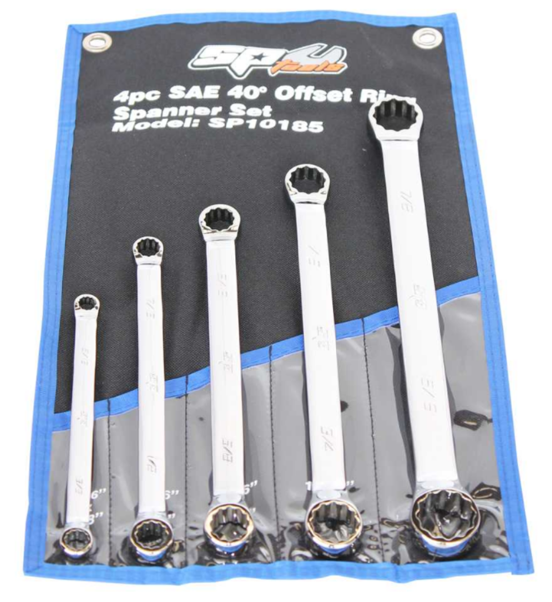Picture of SET SPANNER DOUBLE RING 5PC SAE SP TOOLS