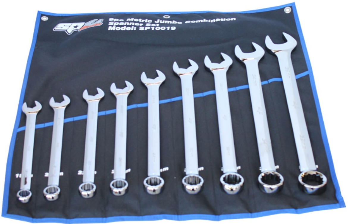 Picture of SET SPANNER ROE JUMBO 9PC METRIC SP TOOLS