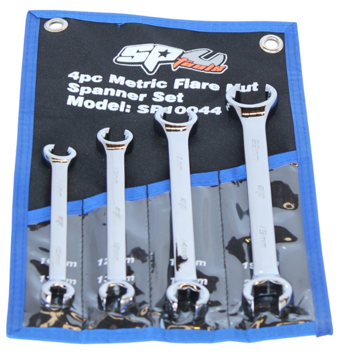 Picture of SET SPANNER COMBINATION FLARE NUT 4PC METRIC SP TOOLS