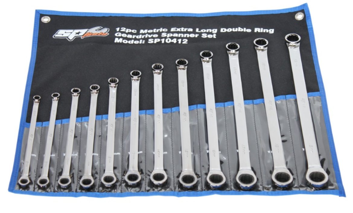Picture of SET SPANNER DOUBLE RING GEARDRIVE 12PC METRIC SPTOOLS