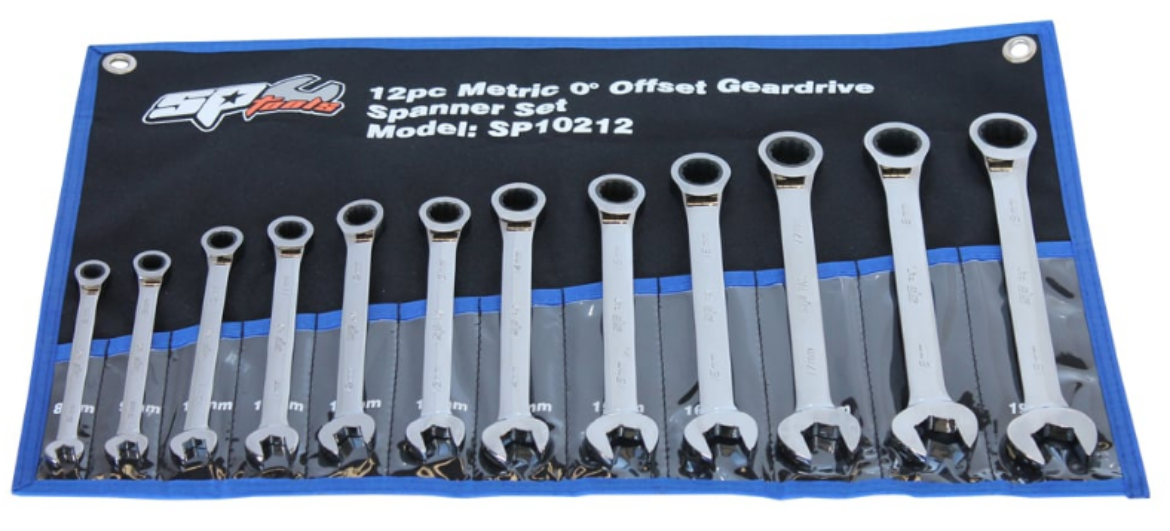 Picture of SET SPANNER ROE GEARDRIVE 12PC METRIC SP TOOLS