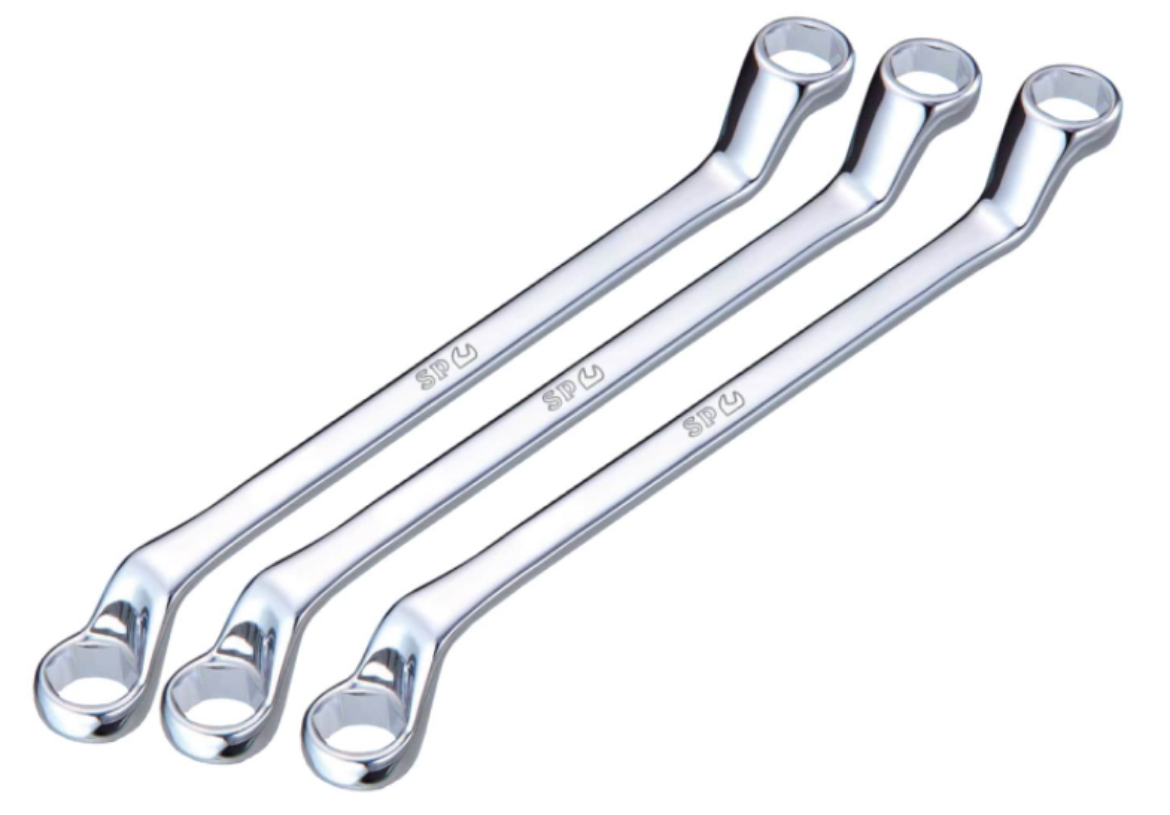 Picture of 75° OFFSET BRAKE BLEEDER RING SPANNER SET 6PT 3PCE