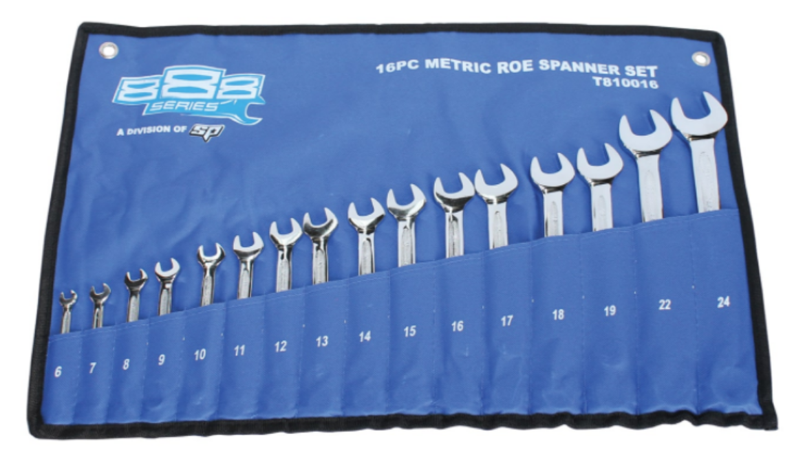 Picture of SPANNER SET ROE METRIC 16PC
