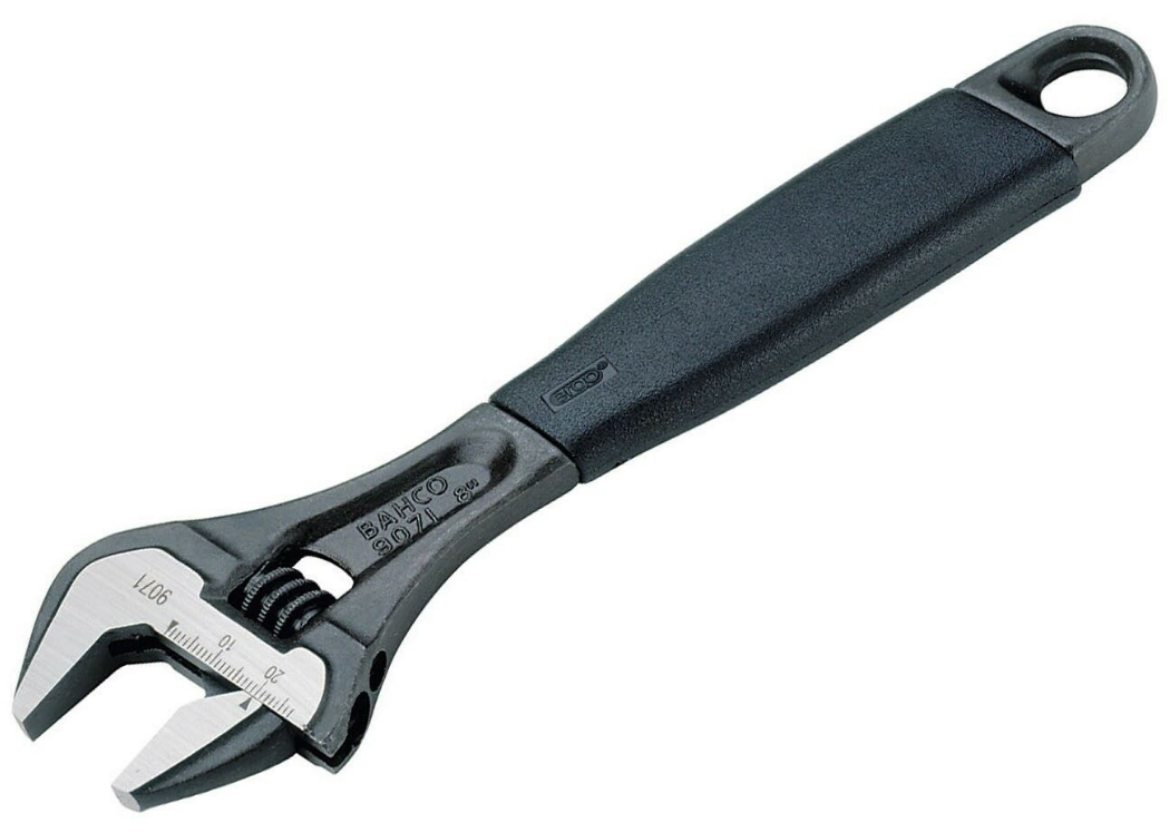 Picture of 200MM 8" ADJUST WRENCH RUBBER HANDLE