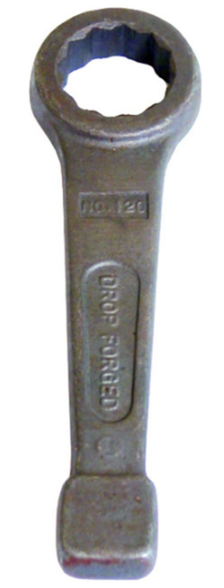 Picture of 24mm Spanner, Slogging, Single Ring End Drop Forged Chrome