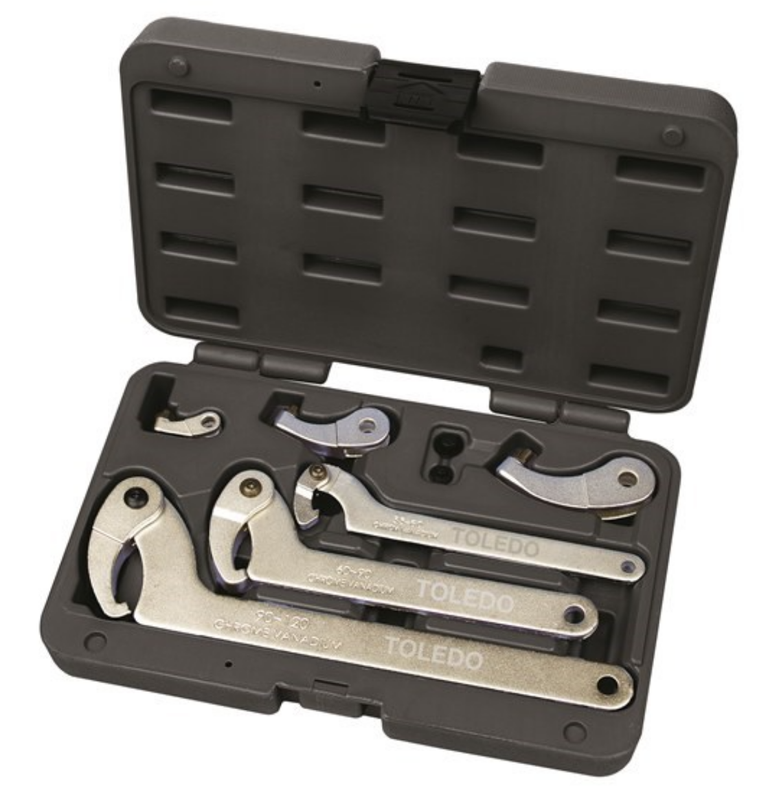 Picture of TOLEDO ADJUSTABLE C-HOOK WRENCH SET 8PC