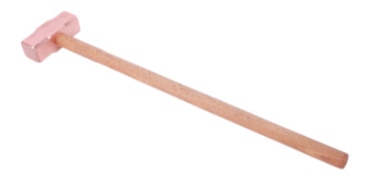 Picture of Copper Sledge Hammer 14lb/6.4kg, Hardwood Handle 900mm