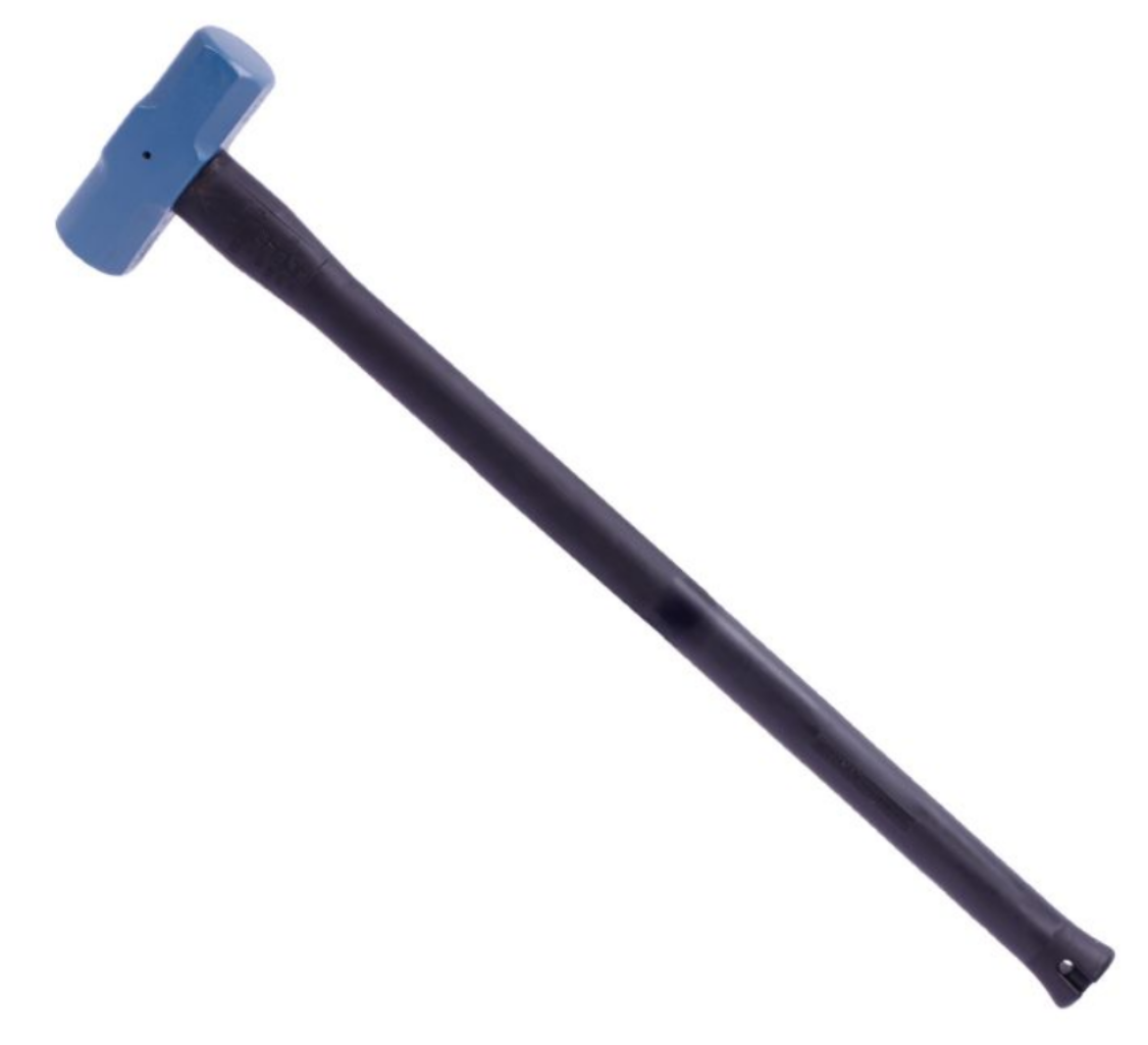 Picture of Sledge Hammer 14lb/6.35kg Normalised (soft face), Pinned Steel Core Fibreglass Handle 900mm