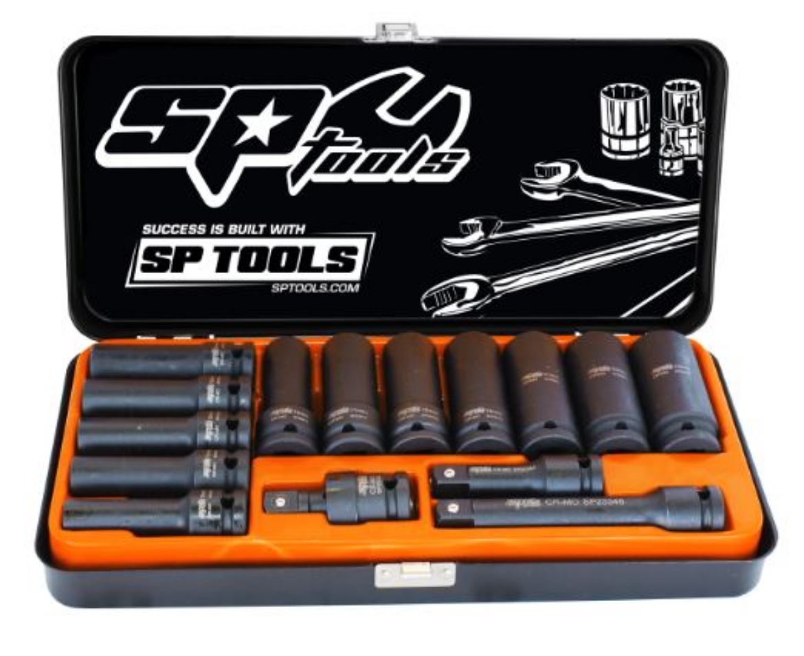 Picture of SOCKET SET DEEP IMPACT 1/2" DR 6PT 14PC SAE