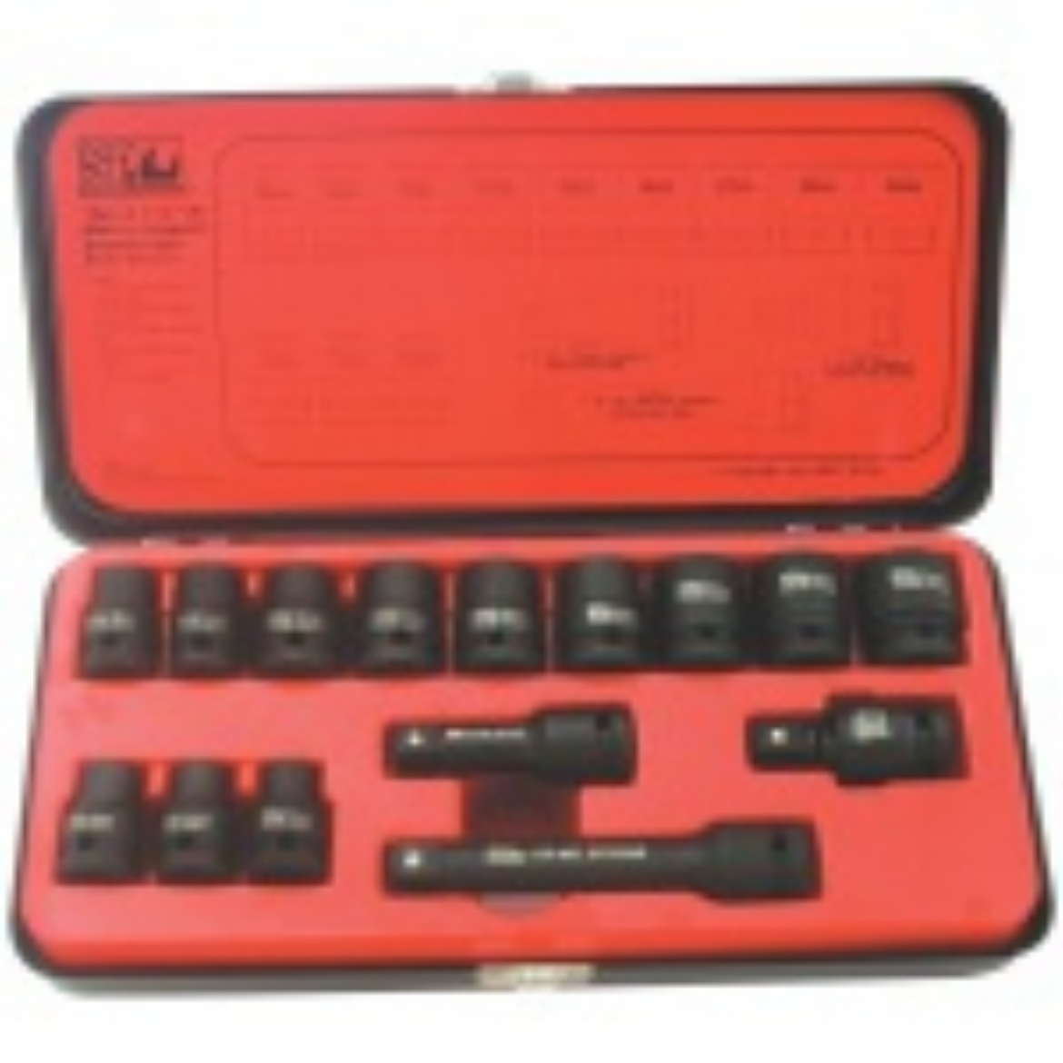 Picture of SOCKET SET IMPACT 1/2" DR 6PT 15PC METRIC