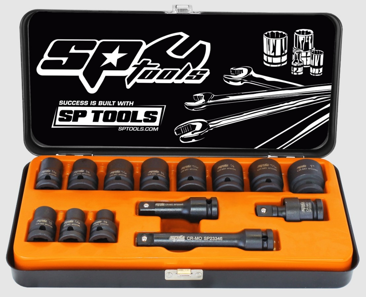 Picture of SOCKET SET IMPACT 1/2DR 6PT 14PC SAE