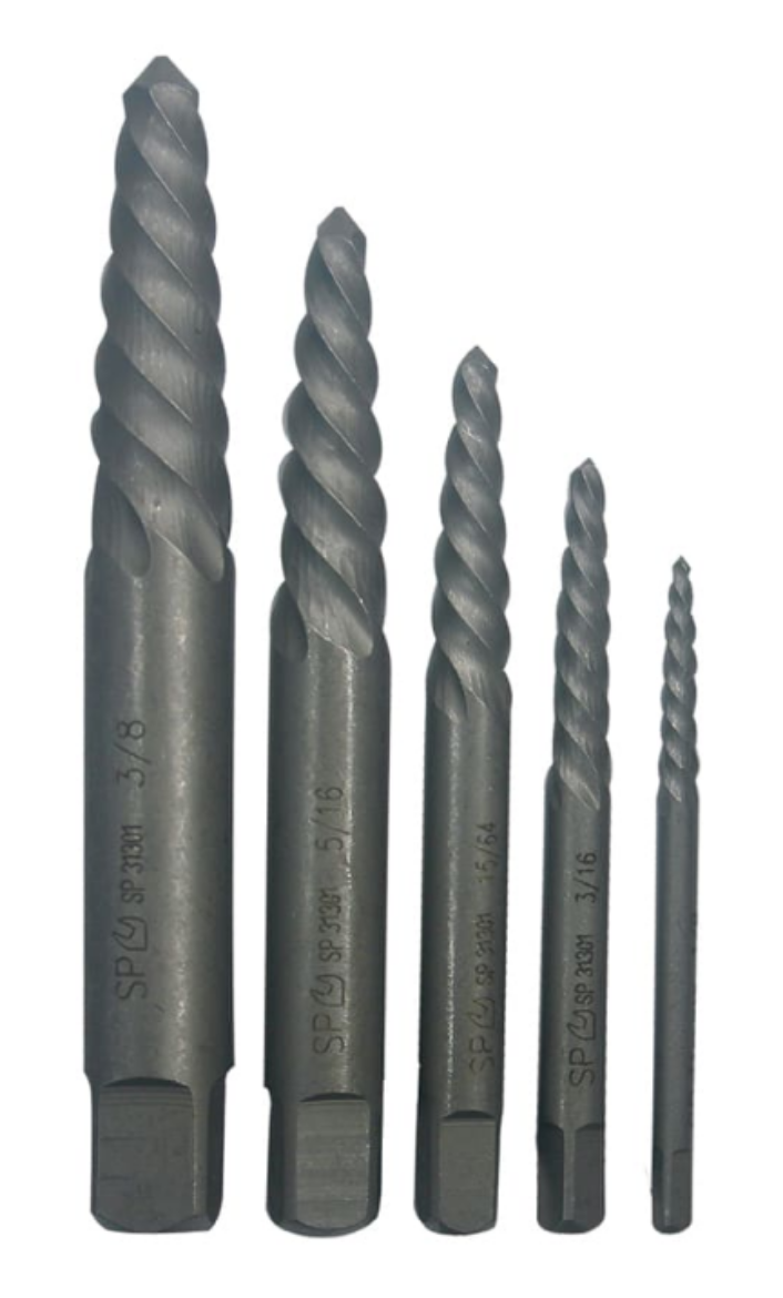 SP31301 SCREW EXTRACTOR 5PC "SPIRAL" SET The Boss Shop Queensland