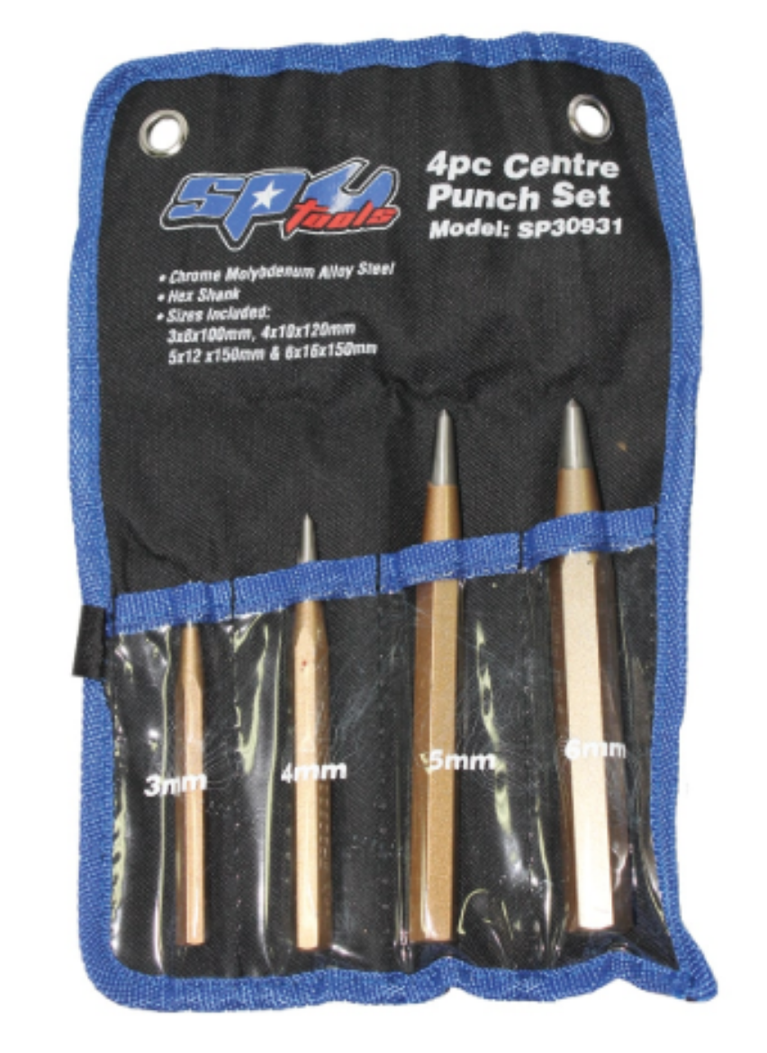 Picture of CENTRE PUNCH 4PC SET