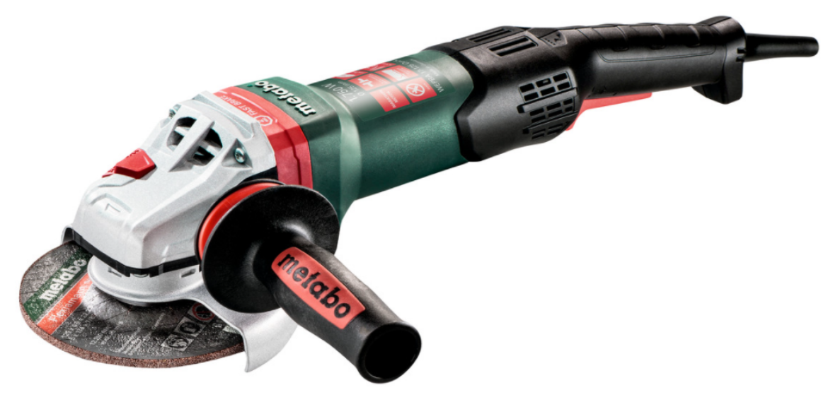 Picture of Metabo Rat Tail 5"Grinder, 1750 W, Paddle Switch, Safety Clutch, Quick Locking Nut, Restart Protection, Soft Start, Constant Torque, Overload Protection, Auto Balancer, Brake