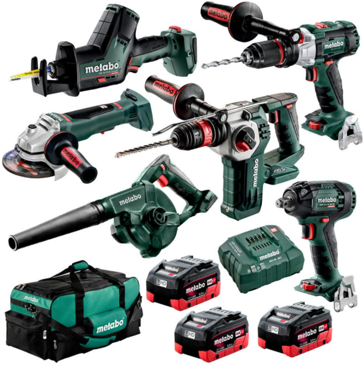 Picture of METABO 6 PIECE KIT - BL6LB3HD5.5AZ
