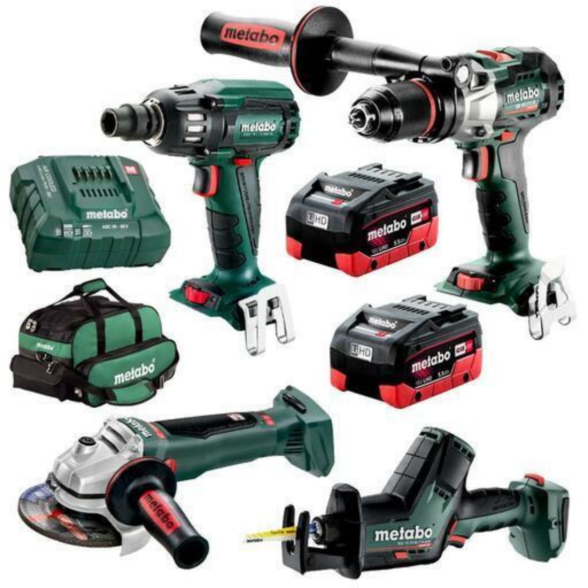 Picture of METABO 4 PIECE SET BL4SB2HD5.5AQ