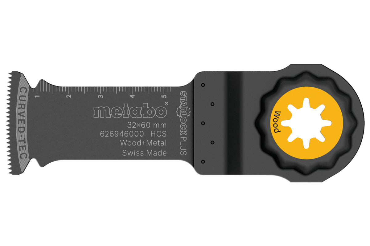 626946000 METABO MULTI TOOL BLADE WOOD PLUNGE 32X60MM The Boss Shop