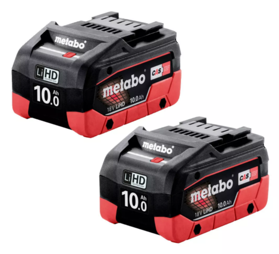 Picture of METABO 18V 10.0 AH LIHD TWIN BATTERY PACK