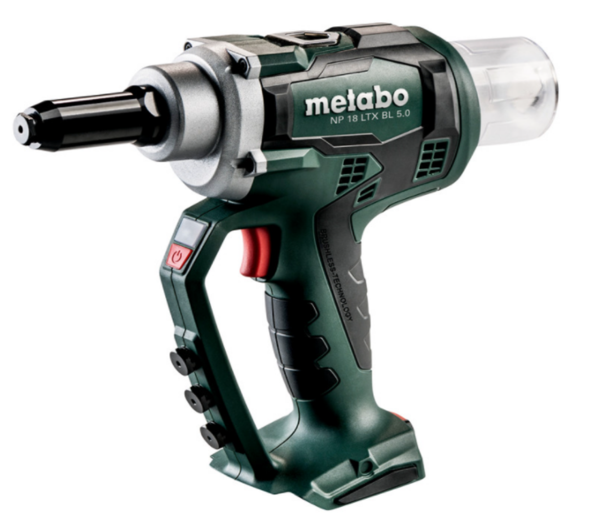 Picture of METABO 18V CORDLESS BLIND RIVET GUN - NP 18 LTX BL 5.0 -  SKIN ONLY